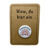 Pin Kindergarten Rainbow Button with Safety Pin 32 mm Gift