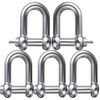 Stainless Shackle SUS304 Screw Shackle Hanging Stainless Shackle M5 M8