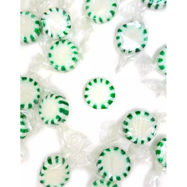 SweetGourmet.com SweetGourmet Sugar-Free Spearmint Hard Candy | Individually Wrapped |