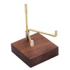 Perfeclan Wooden Display Stand for Fossils, Rocks, Geode, Agate, Crystals,