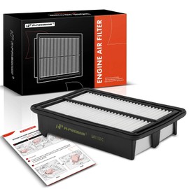 A-Premium Engine Air Filter Compatible with Acura ILX 2013-2015, NSX 2017-2022 & Honda Civic 2012-2015, 2.4L 3.5L, Rigid Panel, Replace# 17220RZAY00