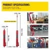 Hydraulic Long Ram Jack, 3 Tons/6600 lbs Capacity, with Single