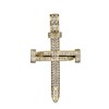 GLD Large Nail Cross Pendant - Gold