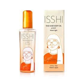 ISSHI The Hair Keeping Oil, Beta Shot Moist Light, 2.4 fl oz (70 ml) Hair Oil, Keeps Hairstyle with Heat, Light Moisturizing, Plant Oil, Emphasis on Penetration, Thick Moisturizing, Damage Repair, CMC
