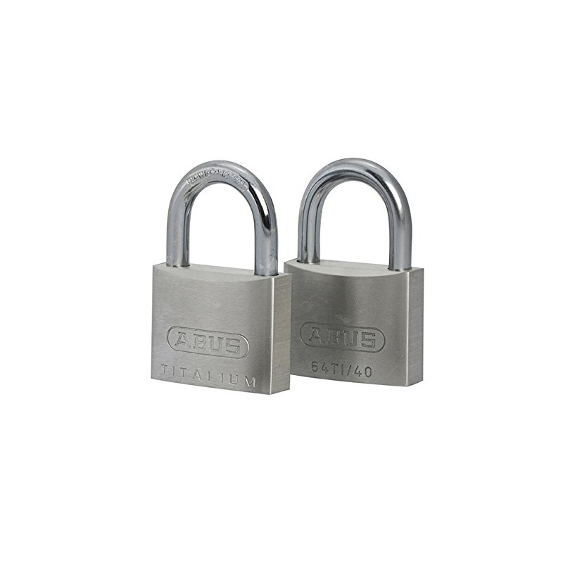 ABUS 64TI/40 40mm Titalium Padlock (Pack of 2)