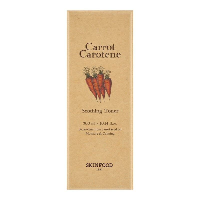 스킨푸드 본사직영 [Hydrating Soothing/Promotion Set] Carrot Carotene Soothing Toner 300ml