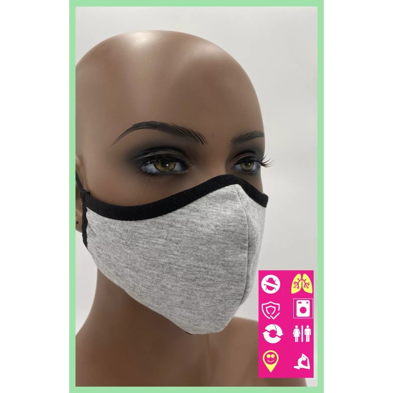 Medxonthego Silver-ion Face Mask Reusable Breathable Washable