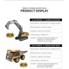 YBvaluebuy 2.4G 9/11CH RC Excavator Bulldozer Construction Toys Remote Control