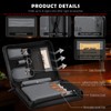 KEJIAR Leather Cigar Case Travel Humidor Box Set Includes 2