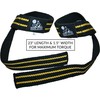 Lifting Straps (2 Pairs/4 Straps) for Weightlifting, Cross Training, Workout,