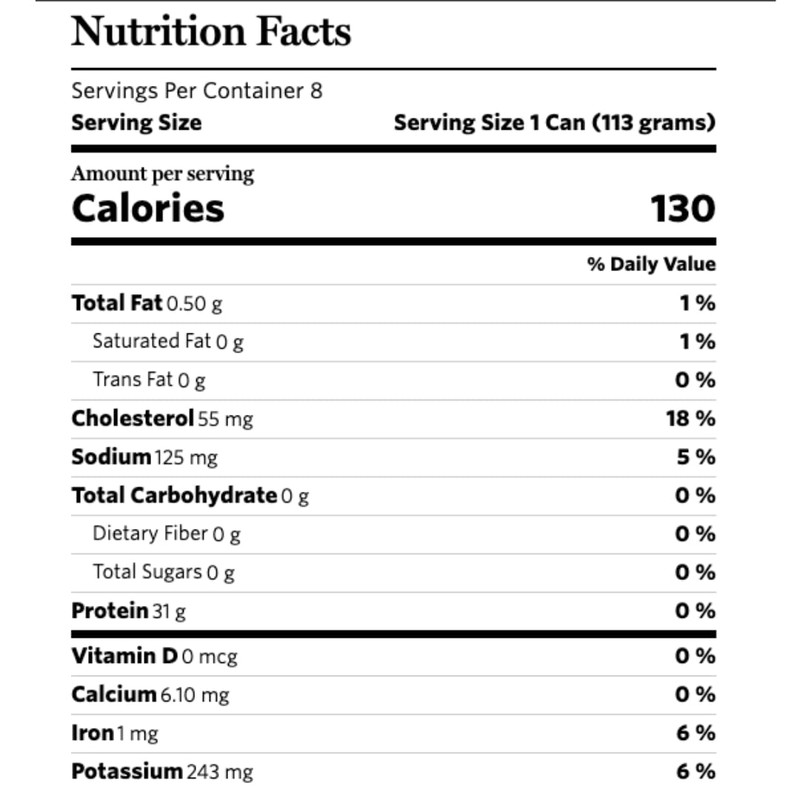 Wegmans Yellowfin Chunk Light Tuna in Water, 6 Oz Family