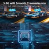 Wireless HDMI Transmitter and Receiver 4K, 2in1 2.4/5G Screen Mirror