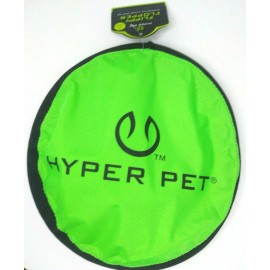 HYPER PET Flippy Flopper Flying Floating Frisbee Dog Fetch Toy 9" (Pick Color) - Green