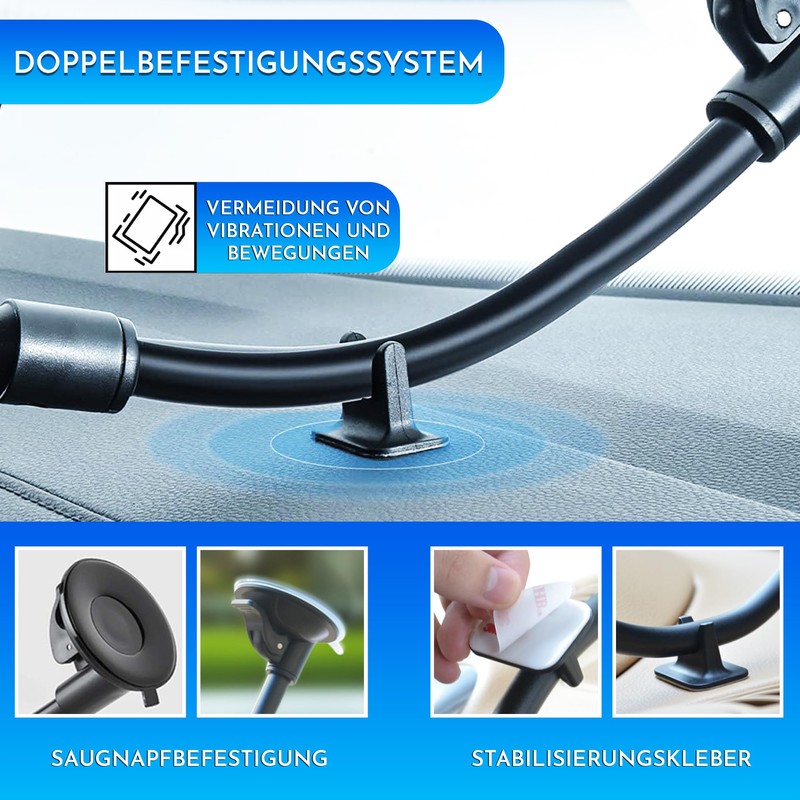 Tablet holder car front suction cup dashboard windscreen support valid