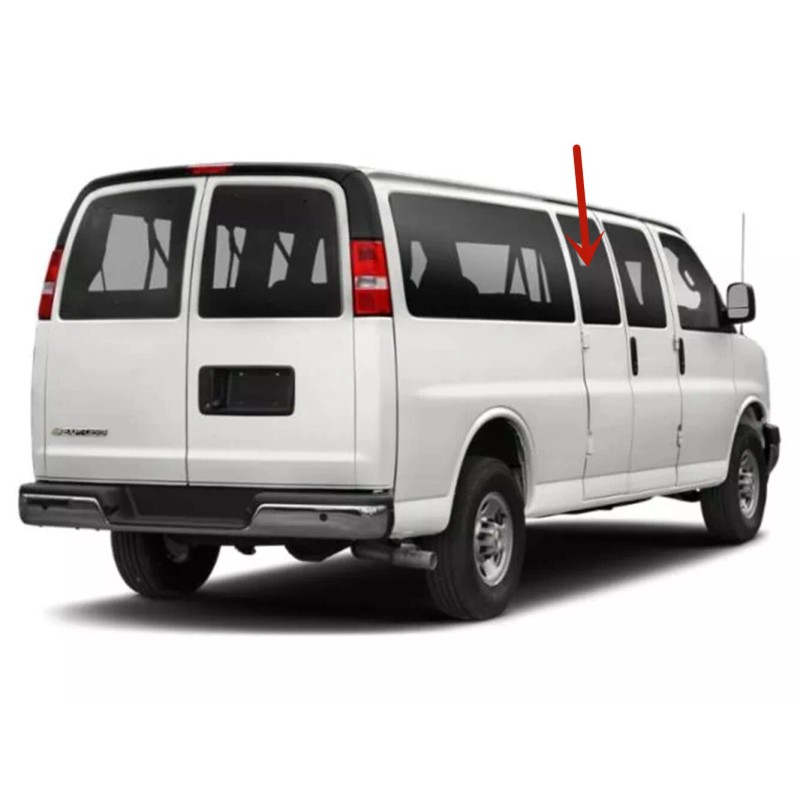 NAGD Fits 96-23 Chevy Express Passenger Side Rear Hinged Door