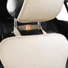 West Llama Linen Car Seat Covers-Breathable & Soft-Front Car Seat