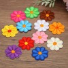 MECCANIXITY Flower Iron-on Patches Embroidered Sew Flower Patch Appliques Repair