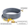 Hiland DH22+QH1 20' Natural Gas Hose 60,000 BTU Capacity, One