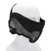 Half Face Mesh Mask Adjustable with Ear Protection Mesh Mask