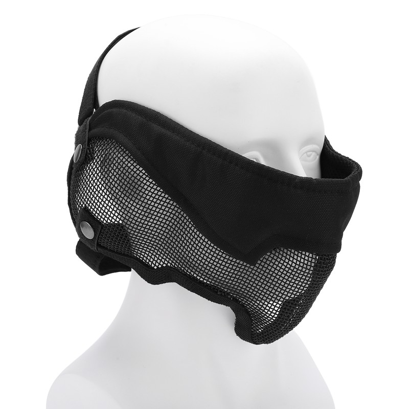 Half Face Mesh Mask Adjustable with Ear Protection Mesh Mask