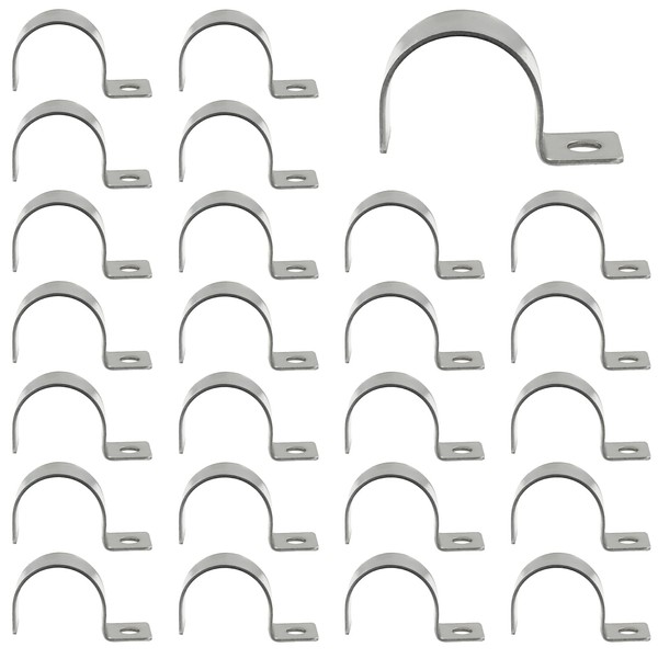 Cjueiom Stainless Steel Pipe Clips, 25mm / 1 Inch Heavy