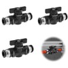 Hand Valve Switch Pneumatic Connector 3pcs 0.2 inch (6 mm)