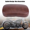 Motorcycle Brown 8 Suction Cup Rear Pillion Passenger Seat for