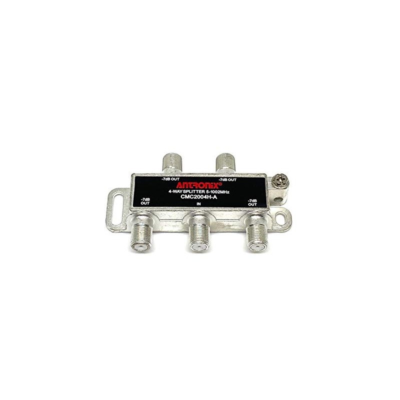 Antronix CMC2004H-A 4-Way Horizontal MoCa Splitter -7dB 5-1002 MHz High