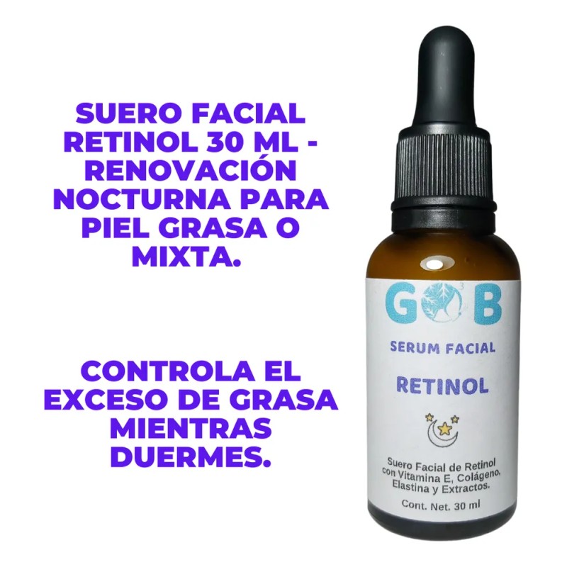Sérum retinol, vitamina E, colágeno y elastina 30 ml, reafirma