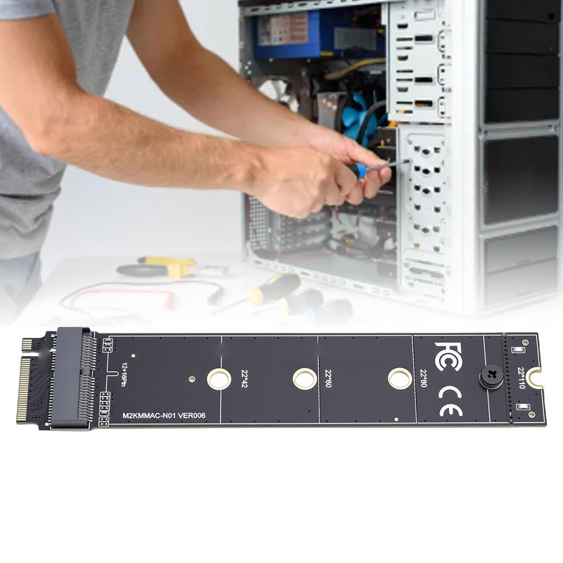 Yunseity 12 16 Pin SSD to M.2 Key M Adapter