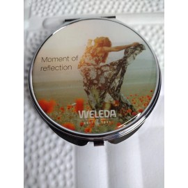 Weleda New Weleda Women's Pocket Mirror Moment of Reflection Folding Double-Sided