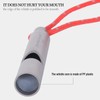 iBasingo Ti9010O Titanium Whistles Outdoor Camping Hiking Hunting Climbing Emergency