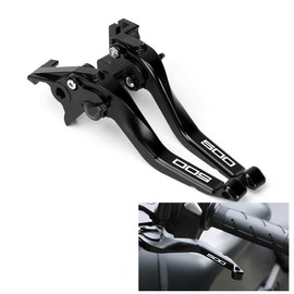 Goxmoto Motorcycle Short Brake Clutch Levers Compatible with Ninja 500 ABS/SE/KRT 2025 2024 Ninja500 Accessories (Black)
