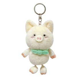 K-Company Sanrio Characters (Dangling Legs Series) Keychain Mascot Zashikibuta SAA-KM-ZB H4.7 x W2.2 x D1.9 inches (12 x 5.5 x 4.8 cm)