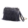 ZOSCGJMY Evening Faux Fur Handbags for Women Furry Fluffy Fuzzy