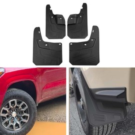JLBMMLY Mud Flaps Compatible with Chevy Colorado Accessories 2025 2024 2023 Splash Guards All Weather Fender Guard Mudguards Sediment Protection No Need to Drill Holes