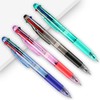 4 Peices Basic MultiColor Pen in One 4-Color Retractable Ballpoint