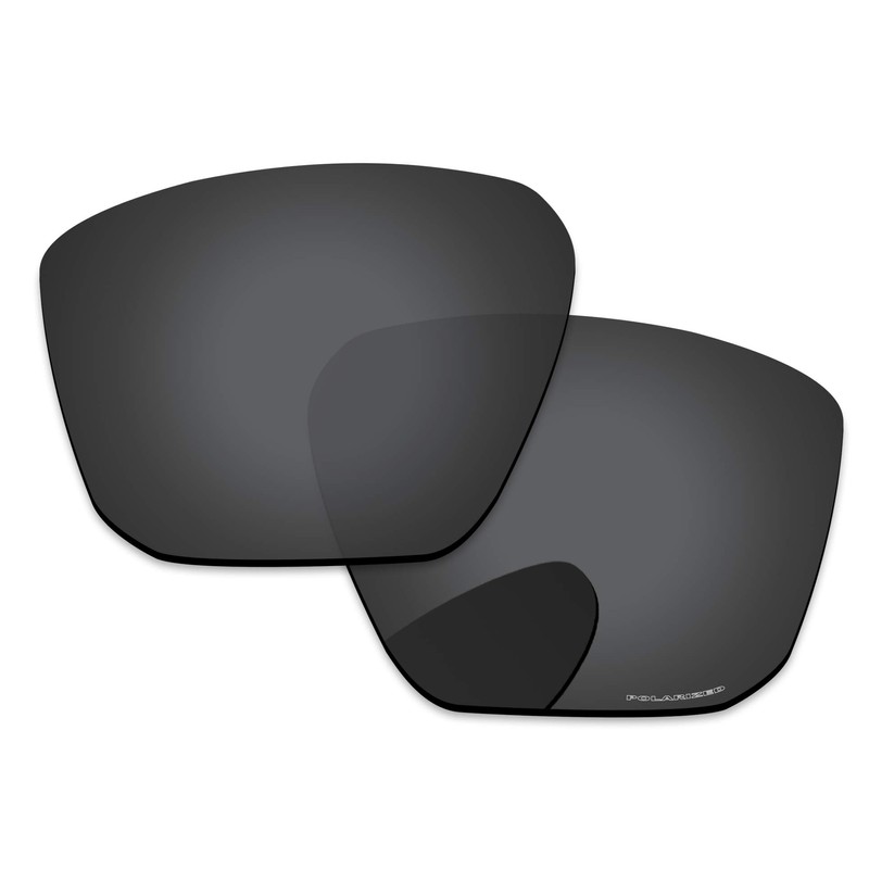 PapaViva Replacement Lenses for Oakley Targetline OO9397 Sunglass Solid Black