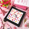 AnyDesign 100Pcs Valentine's Day Paper Napkins Colorful Hearts Disposable Luncheon