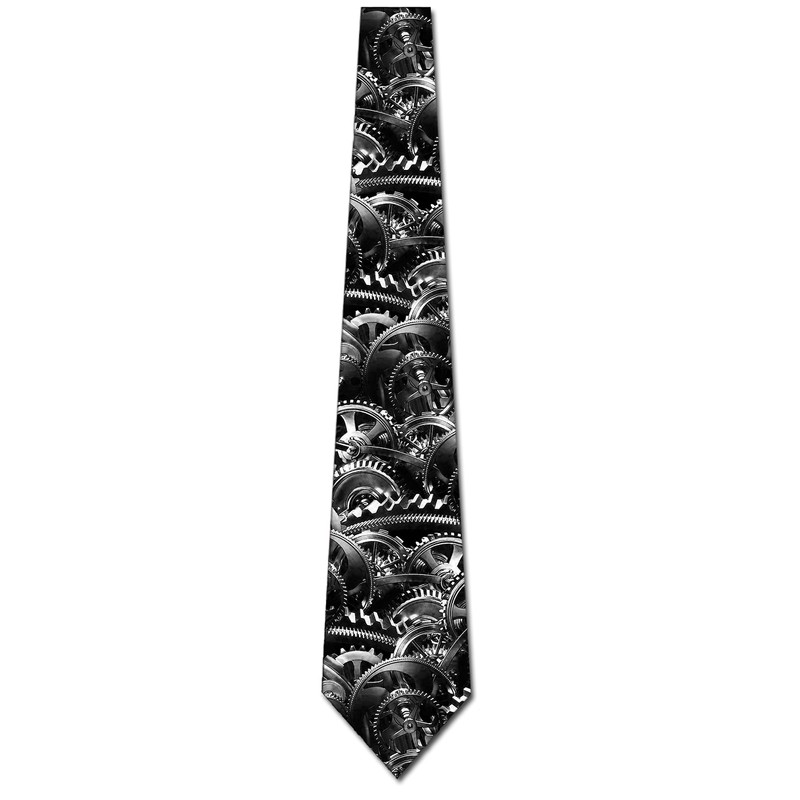 Three Rooker Mechanic Ties Mens Occupation Necktie Gear Tie Handyman