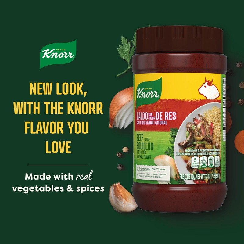 Knorr Granulated Beef Bouillon Seasoning 2.0 Lb, 32 Oz