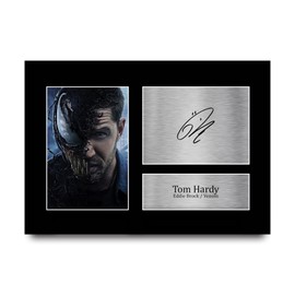 HWC Trading A4 Tom Hardy Venom Gifts Printed Signed Autograph Picture for Movie Memorabilia Fans
