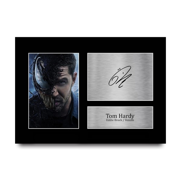 HWC Trading A4 Tom Hardy Venom Gifts Printed Signed Autograph