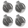 W11517331 W11117415 4-Pack Range Surface Burner Knob/Oven Knobs Compatible with