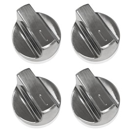 W11517331 W11117415 4-Pack Range Surface Burner Knob/Oven Knobs Compatible with Whirlpool WEE745H0FS1 WEE745H0FS0 WEE745H0FS2,Replaces W11117415 W11517331 W10850027 W11458840