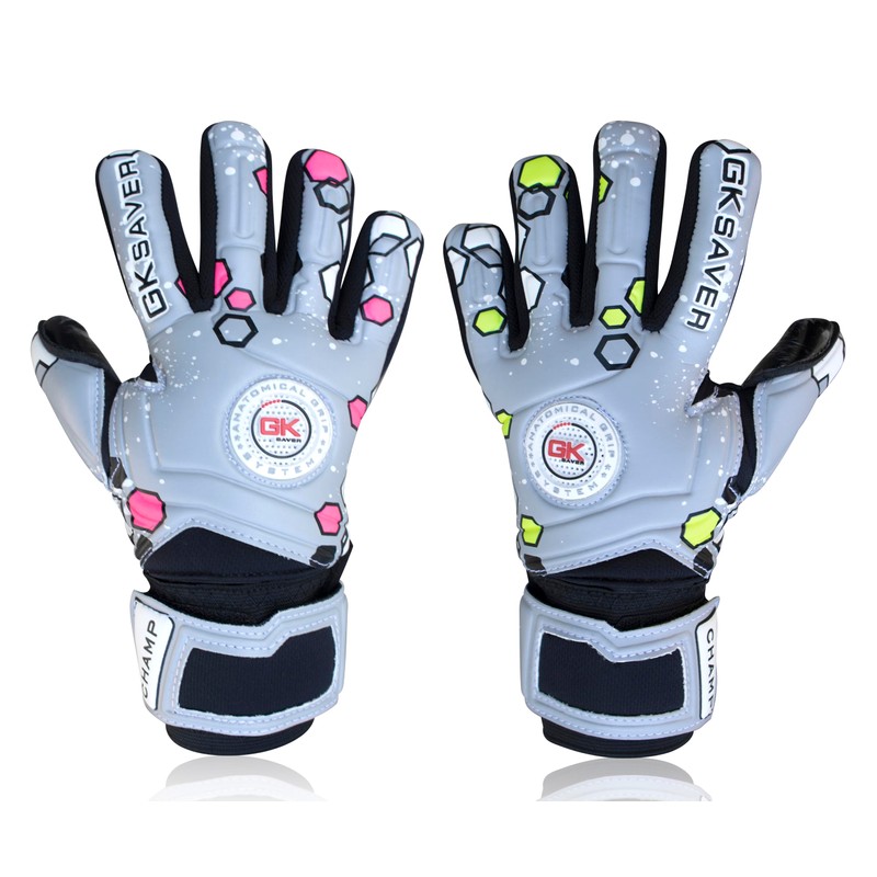 GK Saver Football Goalkeeping Gloves Size 4 to 7 Finger