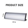Name Plate for Desk 5 Pack 2.36"x10", Aluminum Office Name