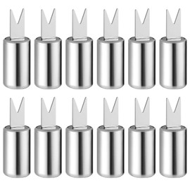 Corn Cob Holders - Comfortable Handle Stainless Steel Corn Skewers | Corn Skewers Forks, Rustproof Portable Corn Cob Clip for BBQ, Camping, Home Cooking