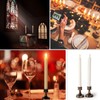8PCS LED Taper Candle Flameless Window Candle Remote Control Warm