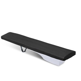 TWAKAP Pool Diving Board Cover - 600D Heavy Duty Tear Resistant Diving Board UV Protection Cover with Drawstring and Adjustable Snap Fastener, 8ft, Black